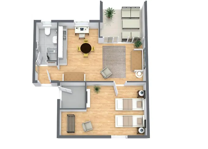 Appartement Zeche Ewald, Renovated, High Quality, Sun Terrace Essen
